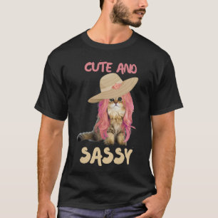 Camiseta Gato De Gatinho Bonito E Sassado Com Prêmio De Vig