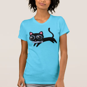 Camiseta Gato de Gatinho com Presente de Gato de Gato de Pe