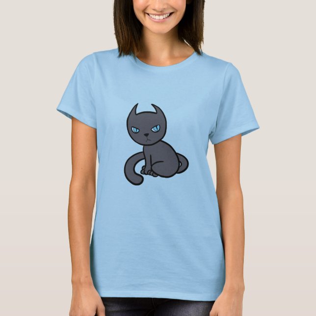 Camiseta Gato de Gatinho de Cinzas (Frente)