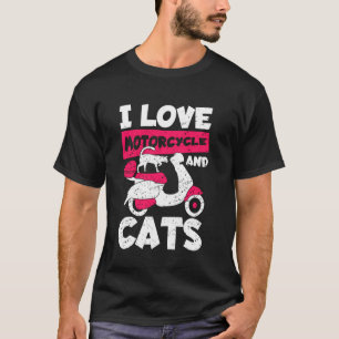 Camiseta Gato De Gatinho De Motocicleta Feline Dirtbike Pat