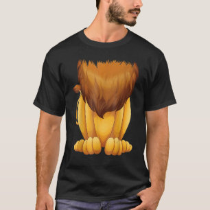 Camiseta Gato de Gato Bonito Sem Cabeça de Leão Fumado Hall