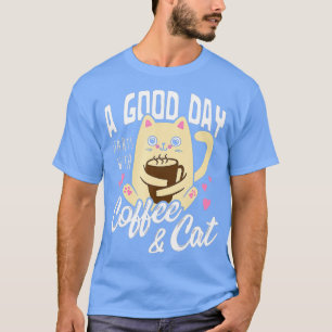 Camiseta Gato de Gato de Café Mug Engraçado Gato Presente