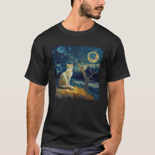 Camiseta Gato de Gato de Gata legal de Neve Estelar