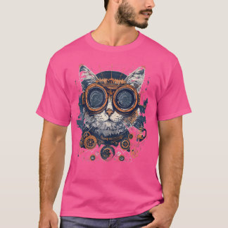 Camiseta Gato De Gato De Gato De Gato De Vapor