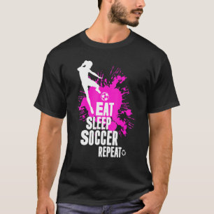 Camiseta Gato de Gato de Gato-de-Obra Repetido Raparigas Jo