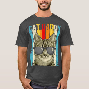 Camiseta Gato De Gato De Pai Vintage Gato De Gato Engraçado