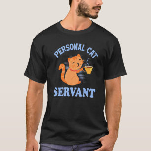 Camiseta Gato de Gato de Vintagem Pessoal
