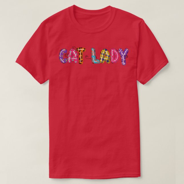 Camiseta Gato de Gato Engraçado Adolescente de Gato  (Frente do Design)