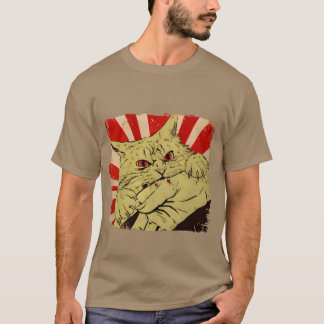 Camiseta Gato de Gato Engraçado, Gatinho Irritado, Gato de