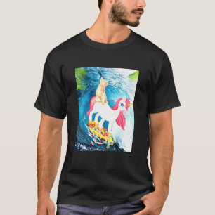 Camiseta Gato De Gato Gato De Pizza Para Navegação De Anima