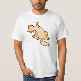 Camiseta Gato de gato malhado alaranjado