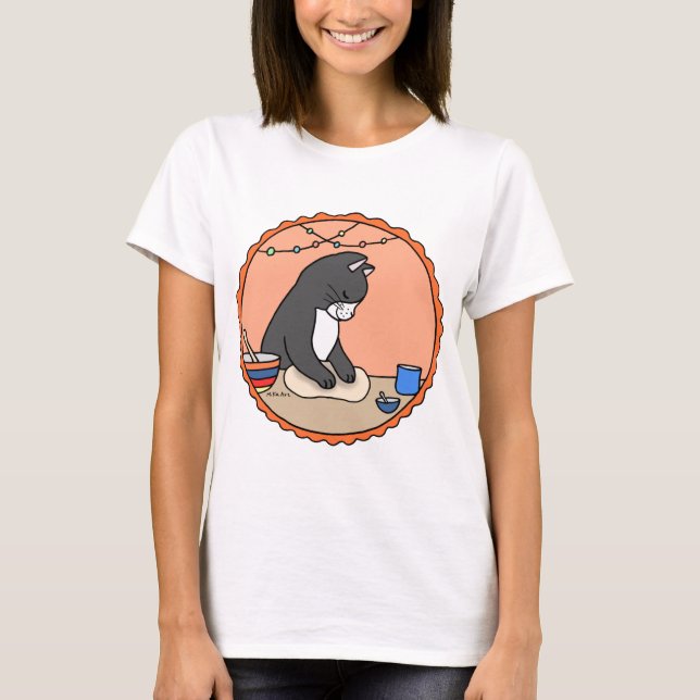 Camiseta Gato-de-gato-padeiro-do-mato-do-gato (Frente)