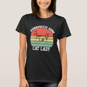 Camiseta Gato de Gato Puramente Sano Gato Gato Vintage Cami