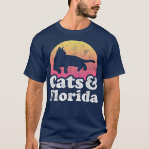 Camiseta Gato de gatos e gatos masculinos ou femininos da F