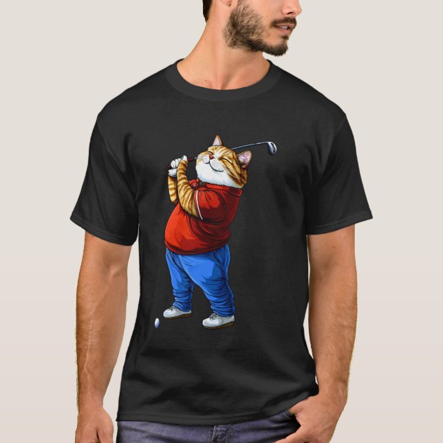 Camiseta Gato de Golfe (Frente)