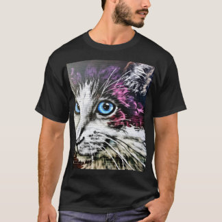 Camiseta Gato de grafite