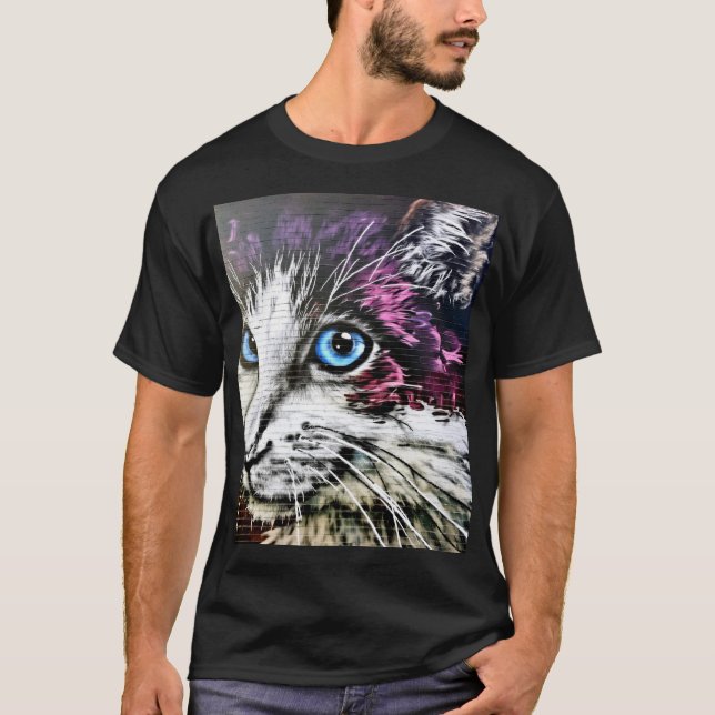 Camiseta Gato de grafite (Frente)