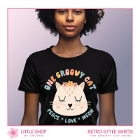Gato de Groovy de Estilo Retroativo Personalizado