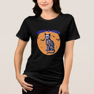 Camiseta gato de Halloween