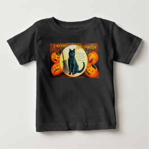 Camiseta Gato de Halloween de Feliz de outono