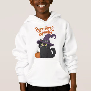 Camiseta Gato de Halloween Perfeitamente Assustador