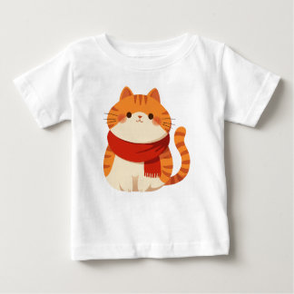 Camiseta Gato de inverno bonito