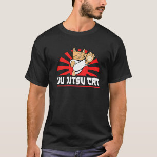 Camiseta Gato de Jiu Jitsu Brasileiro de MMA BJJ Abraçador