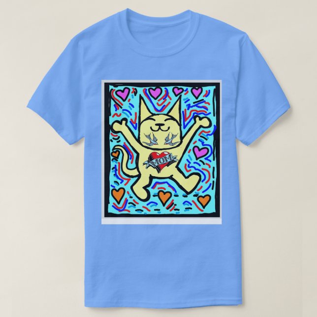 Camiseta Gato de Kitten (Frente do Design)
