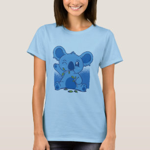 Camiseta Gato De Koala Cute Deixa Camisa-T