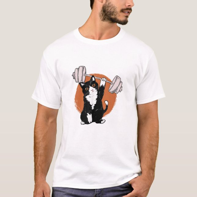Camiseta Gato de Levante de Peso (Frente)