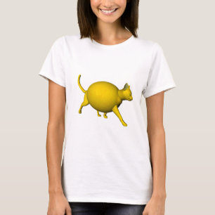 Camiseta Gato de limão doce-azedo