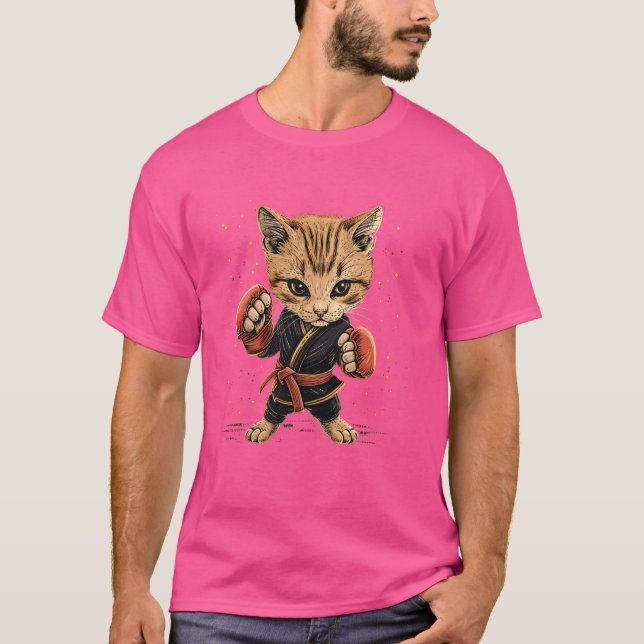 Camiseta Gato de Lugares Muay Thai (Frente)