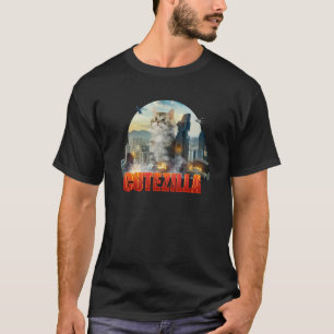 Camiseta Gato de Maine Bonito para o Natal