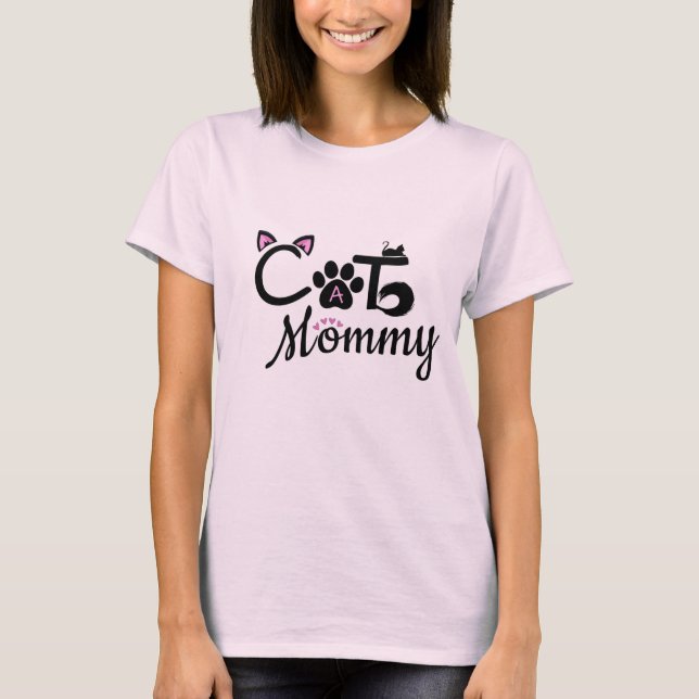 Camiseta Gato de Mamãe (Frente)