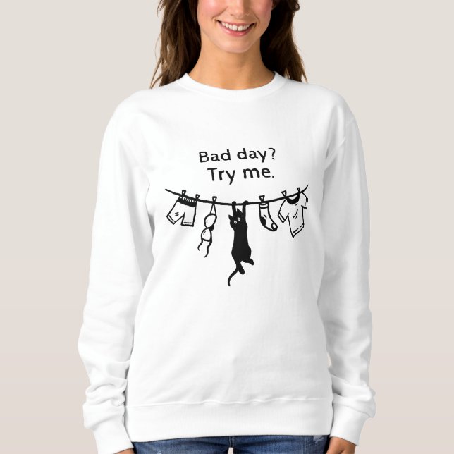 Camiseta Gato de Mau Dia (Frente)