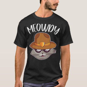 Camiseta Gato de Memória do Texas Meowdy
