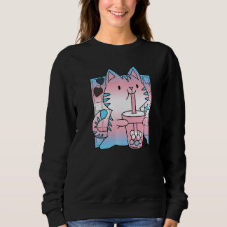 Camiseta Gato de Moda Trans Mãe Lgbt Gay Lgbtq Ord Mont