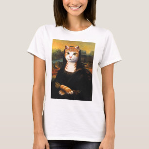 Camiseta Gato de Mona Lisa