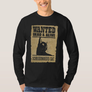 Camiseta Gato De Mortos E Schrodingers Vivos Para A Ciência