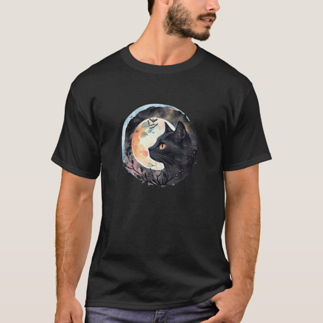 Camiseta Gato de Motifs de Gato Doce (Frente)