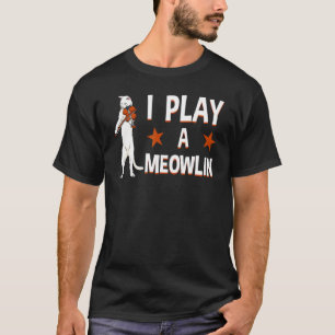 Camiseta Gato de Música Clássica Violinista Violinista Toca