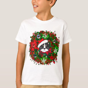 Camiseta Gato de Natal