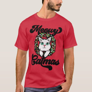 Camiseta Gato de Natal