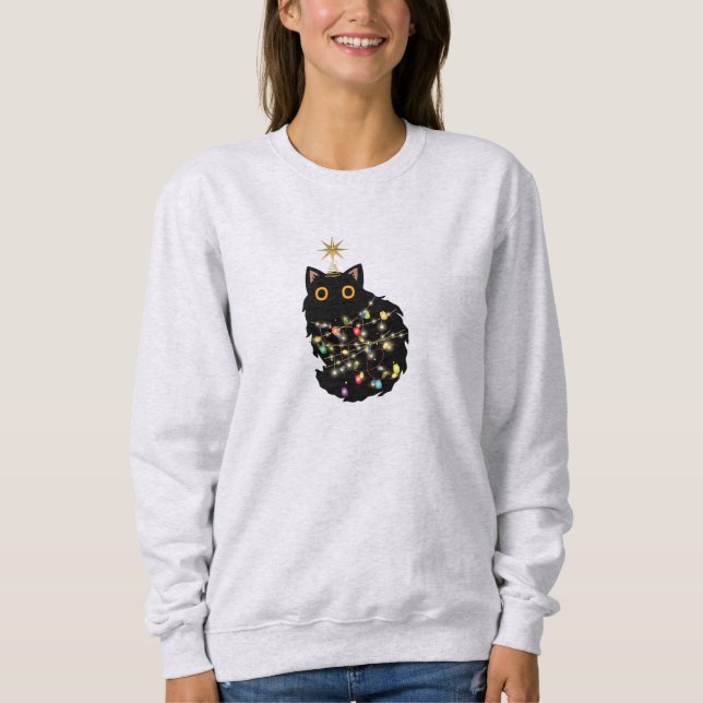 Camiseta Gato de Natal (Frente)