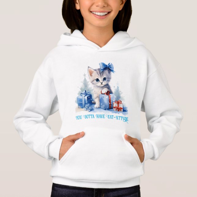 Camiseta Gato de Natal (Frente)
