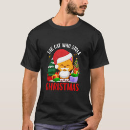 Camiseta Gato de Natal