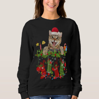 Camiseta Gato de Natal feio