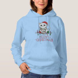 Camiseta Gato de Natal Meowy Fofo