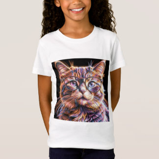 Camiseta Gato de Óculos