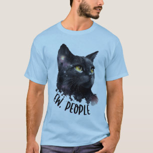 Camiseta Gato De "Ow Pessoas", Presente De Gato Sarcástico,